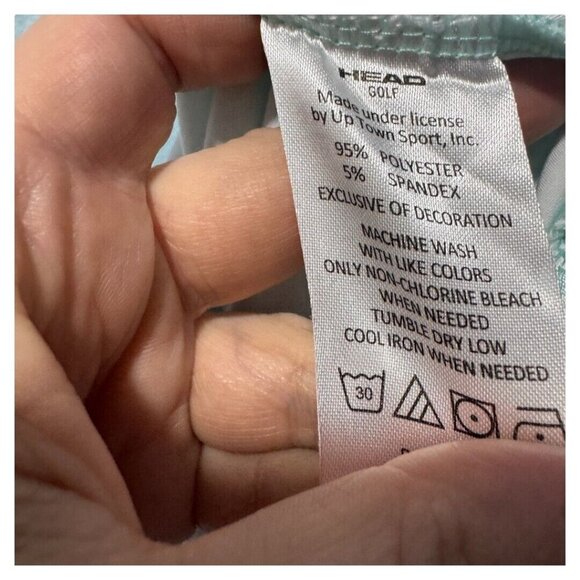 Head Golf Sportswear Men's Performance Polo Golf‎ Shirt L baby blue - Picture 4 of 4